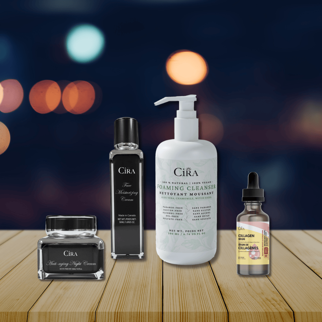 Cira Skin Night Skincare Bundle: Restore & Renew Collection
