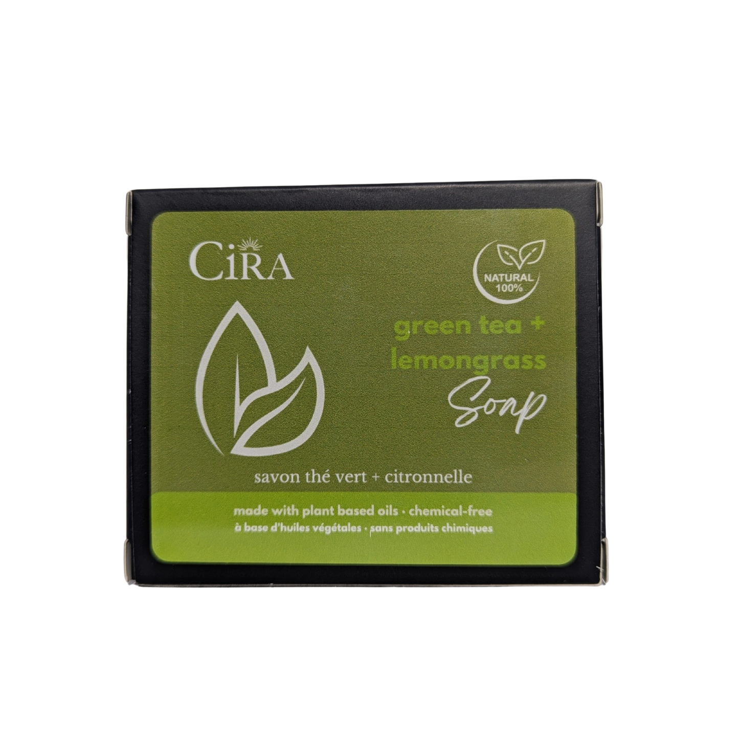 Cira Green Tea & Lemongrass All Natural Soap