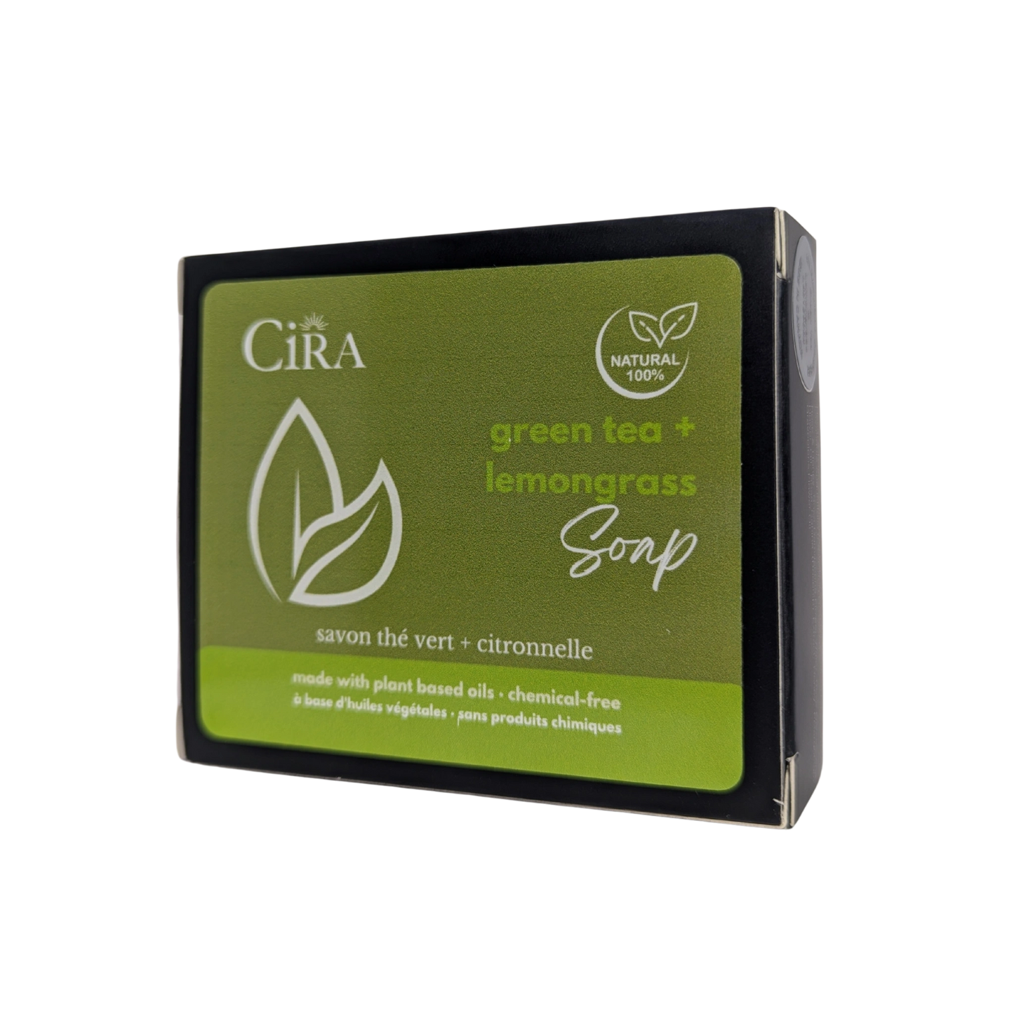 Cira Green Tea & Lemongrass All Natural Soap