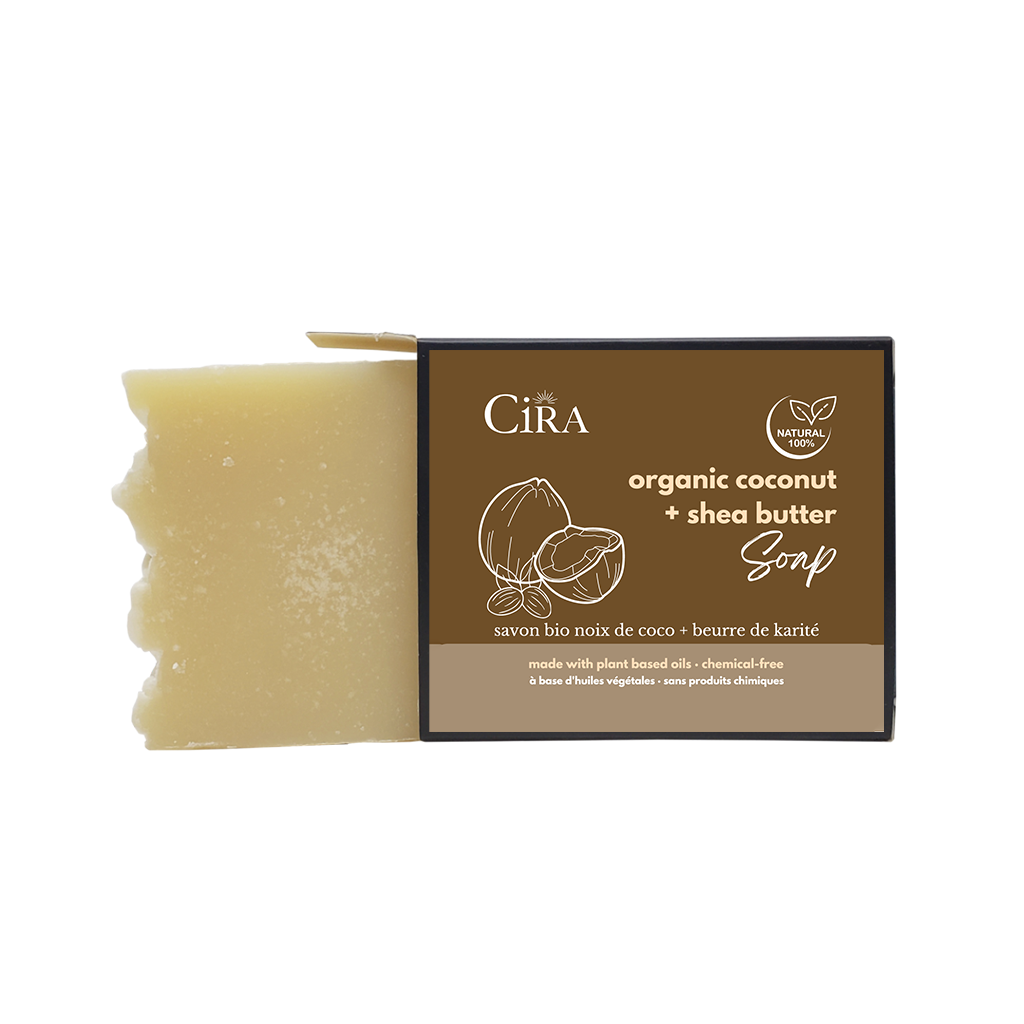 Cira Organic Coconut & Shea Butter All Natural Soap