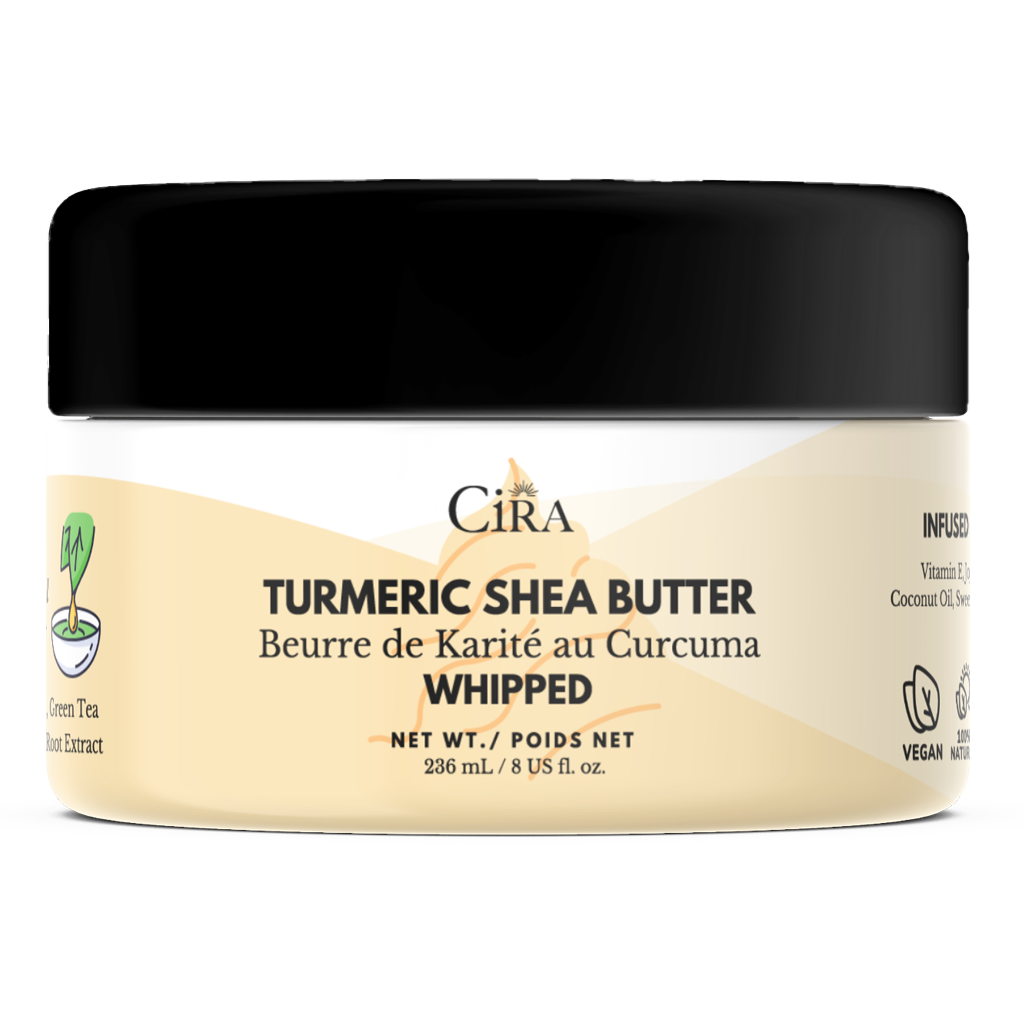 Cira All Natural Turmeric Shea Butter – Whipped – 236 mL