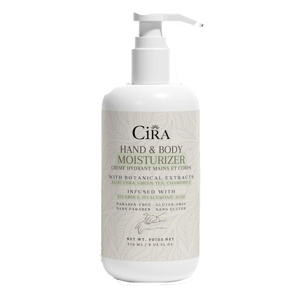 Cira Hand and Body Moisturizer with Aloe Vera, Chamomile, and Green Tea