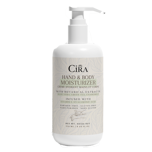 Cira Hand and Body Moisturizer with Aloe Vera, Chamomile, and Green Tea