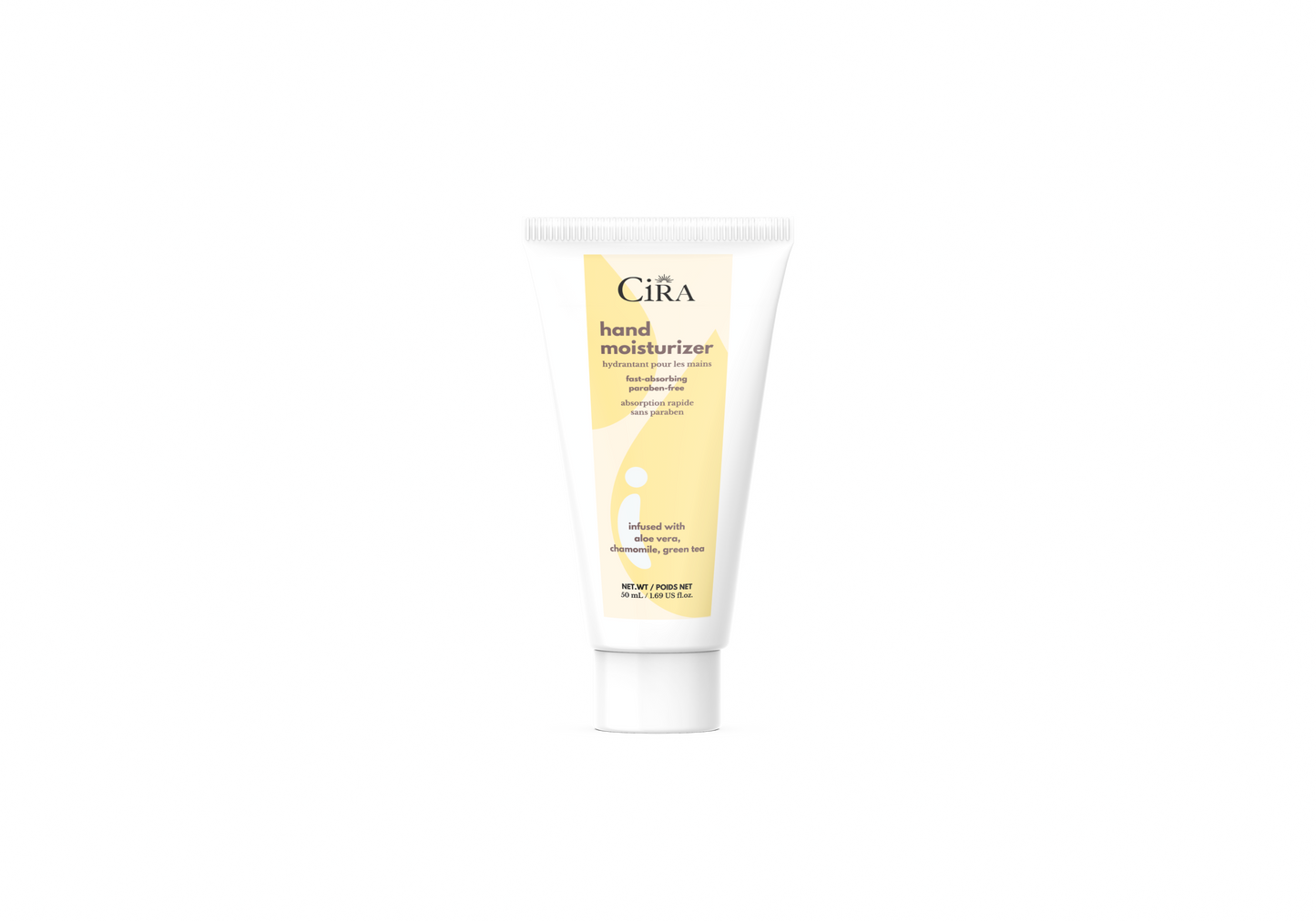 Cira Hand Moisturizer with Aloe Vera, Chamomile & Green Tea - 50 mL