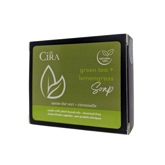 Cira Green Tea & Lemongrass All Natural Soap