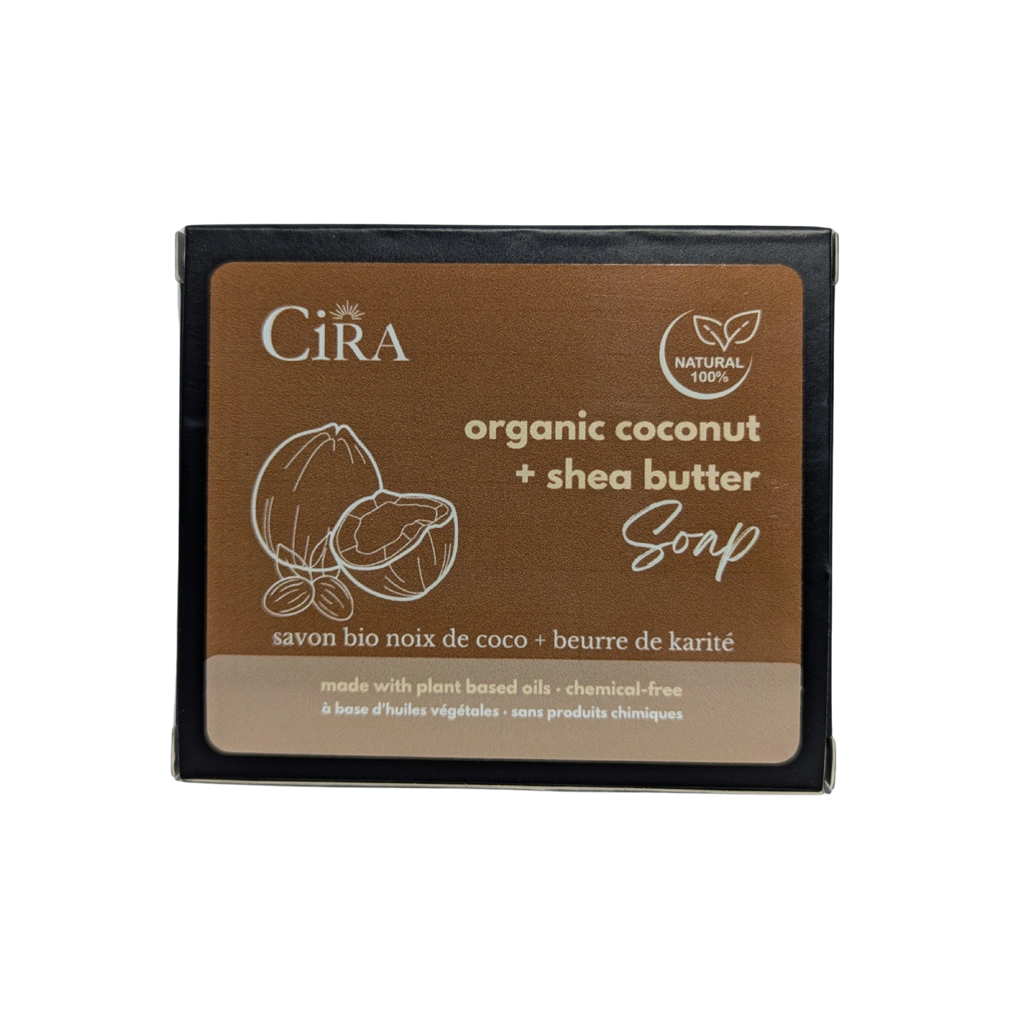 Cira Organic Coconut & Shea Butter All Natural Soap
