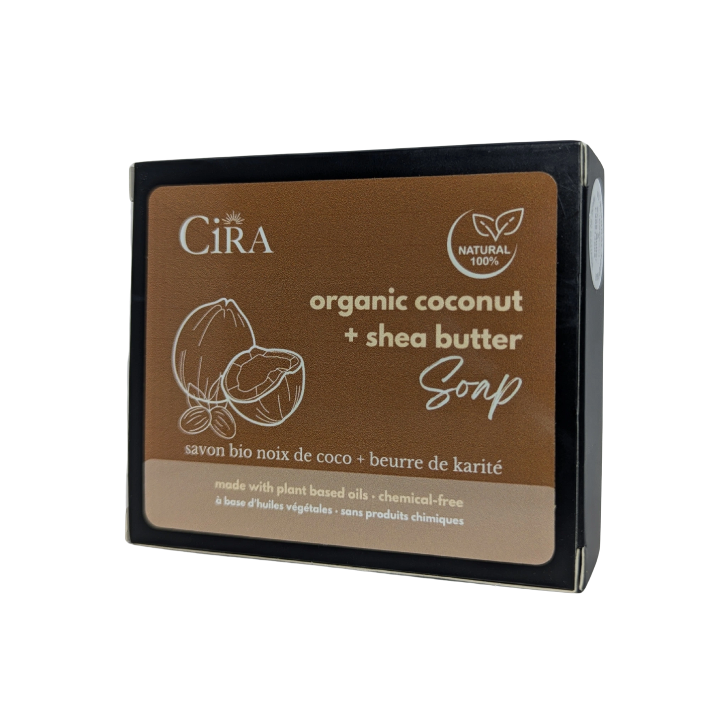 Cira Organic Coconut & Shea Butter All Natural Soap