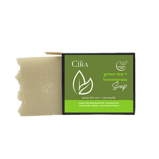 Cira Green Tea & Lemongrass All Natural Soap