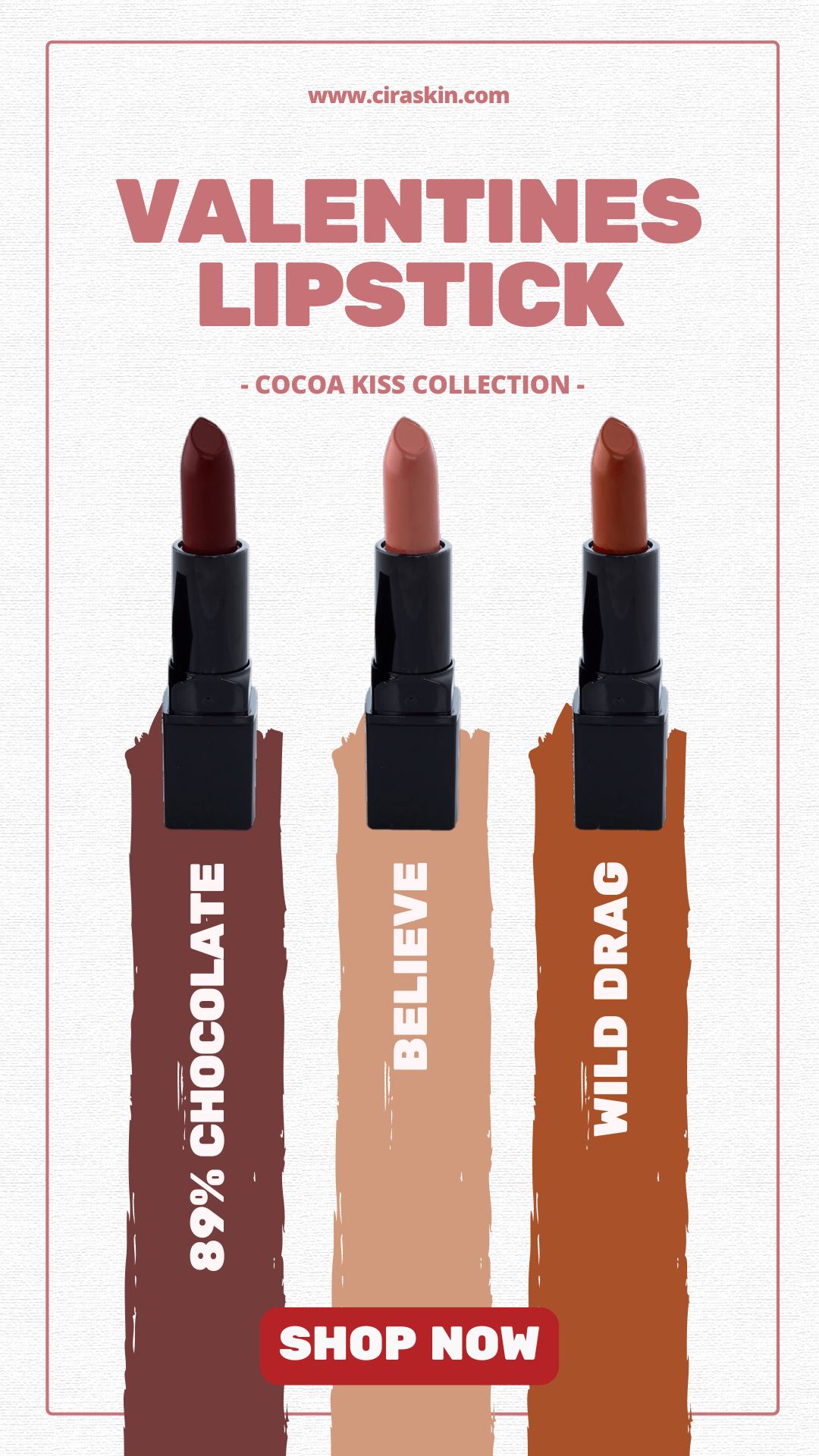 Cocoa Kiss Lipstick Collection