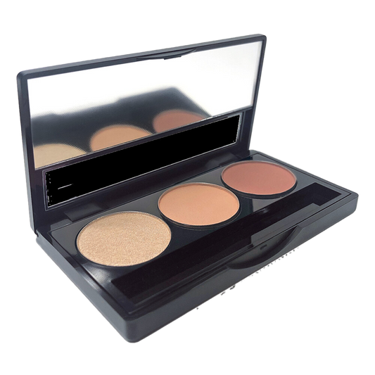 Cira Bare Elegance Eyeshadow Palette – 3-Shade Serenity-Inspired Collection